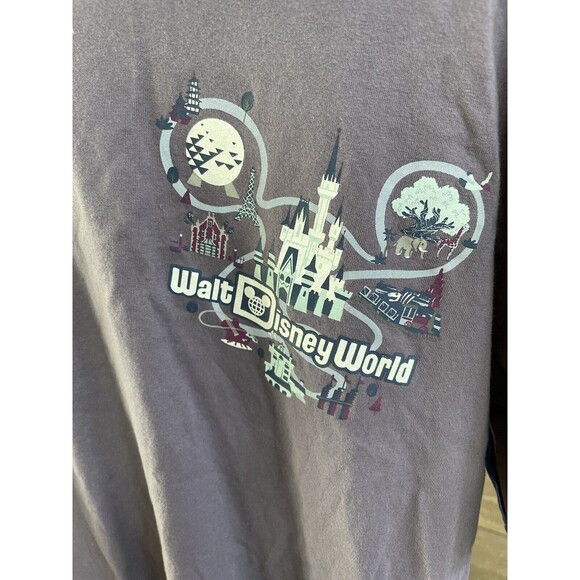 disney 50th anniversary t shirt blue purple size large Graphic Print Limited - Picture 5 of 8